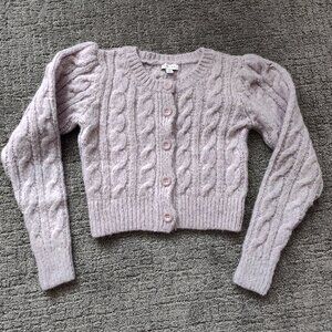 Lavender topshop cardigan
